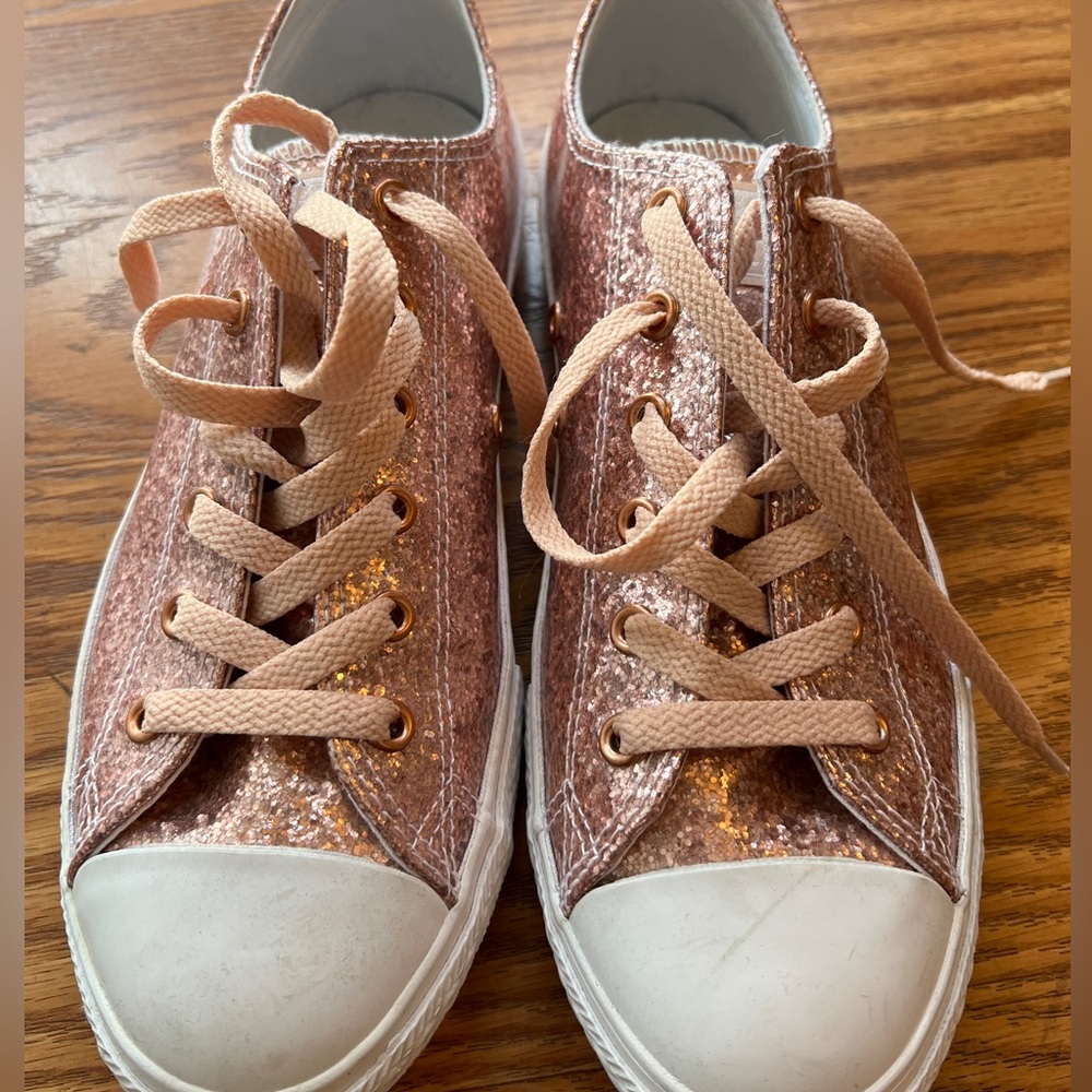 All star converse. Glitter pink. NWOT